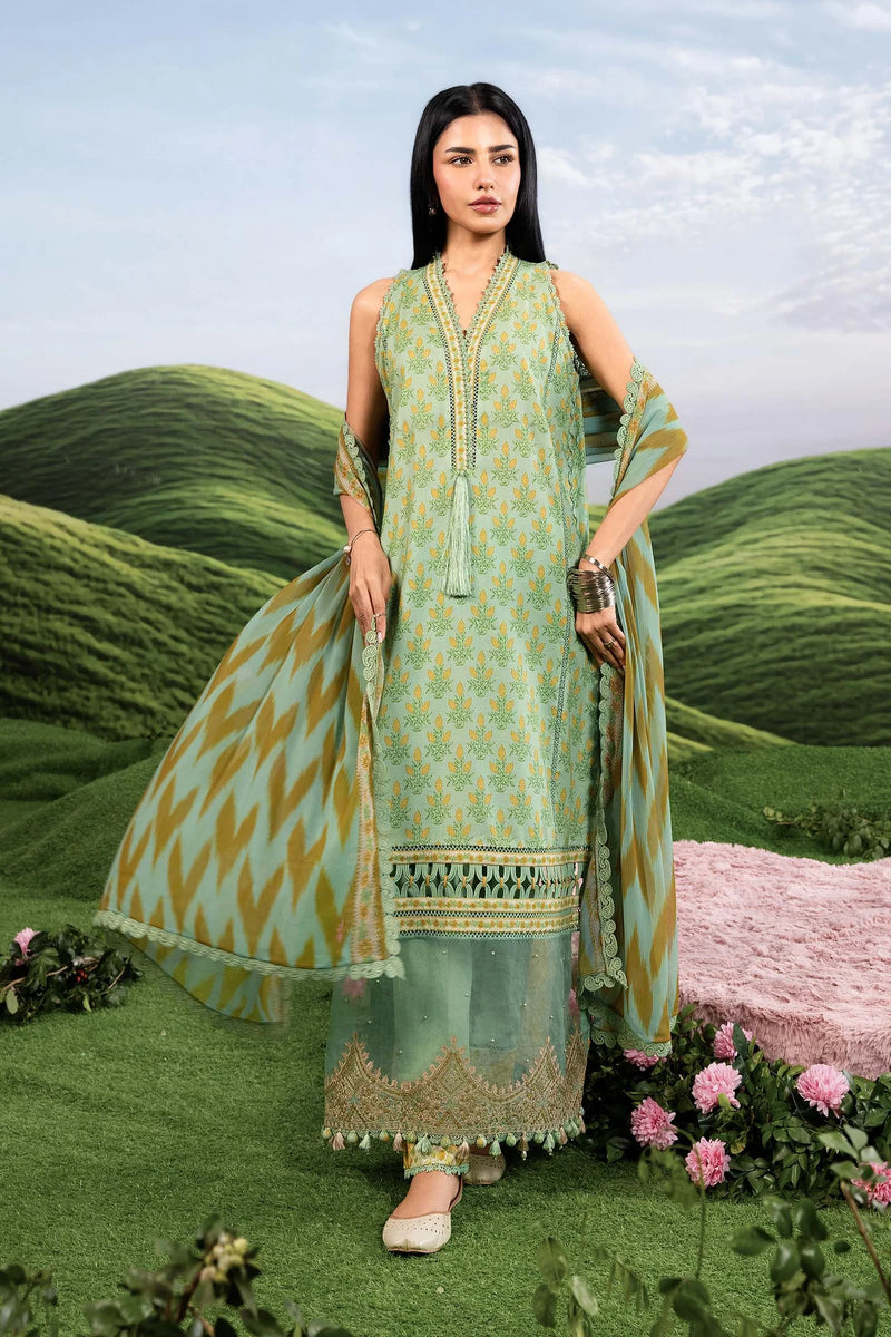 M/Basics by Maria B | AZ-MB-12-B | Summer Stitched Suit
