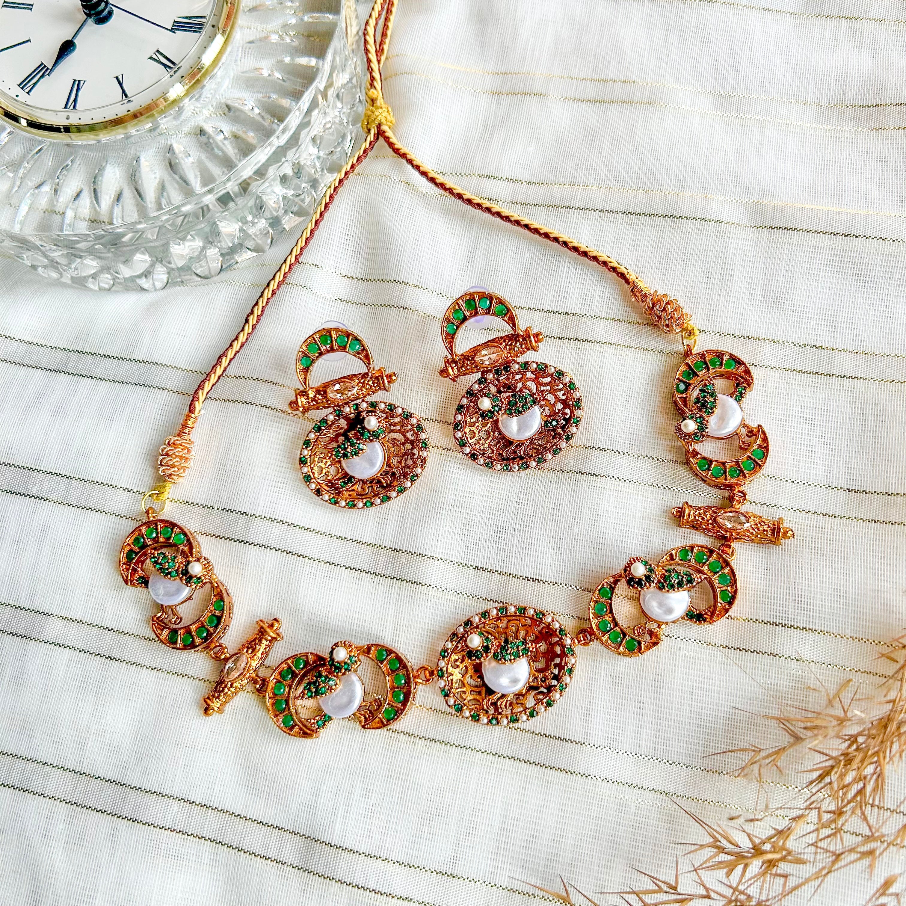 By La Lueur | S-72 | Mahpara Necklace Set