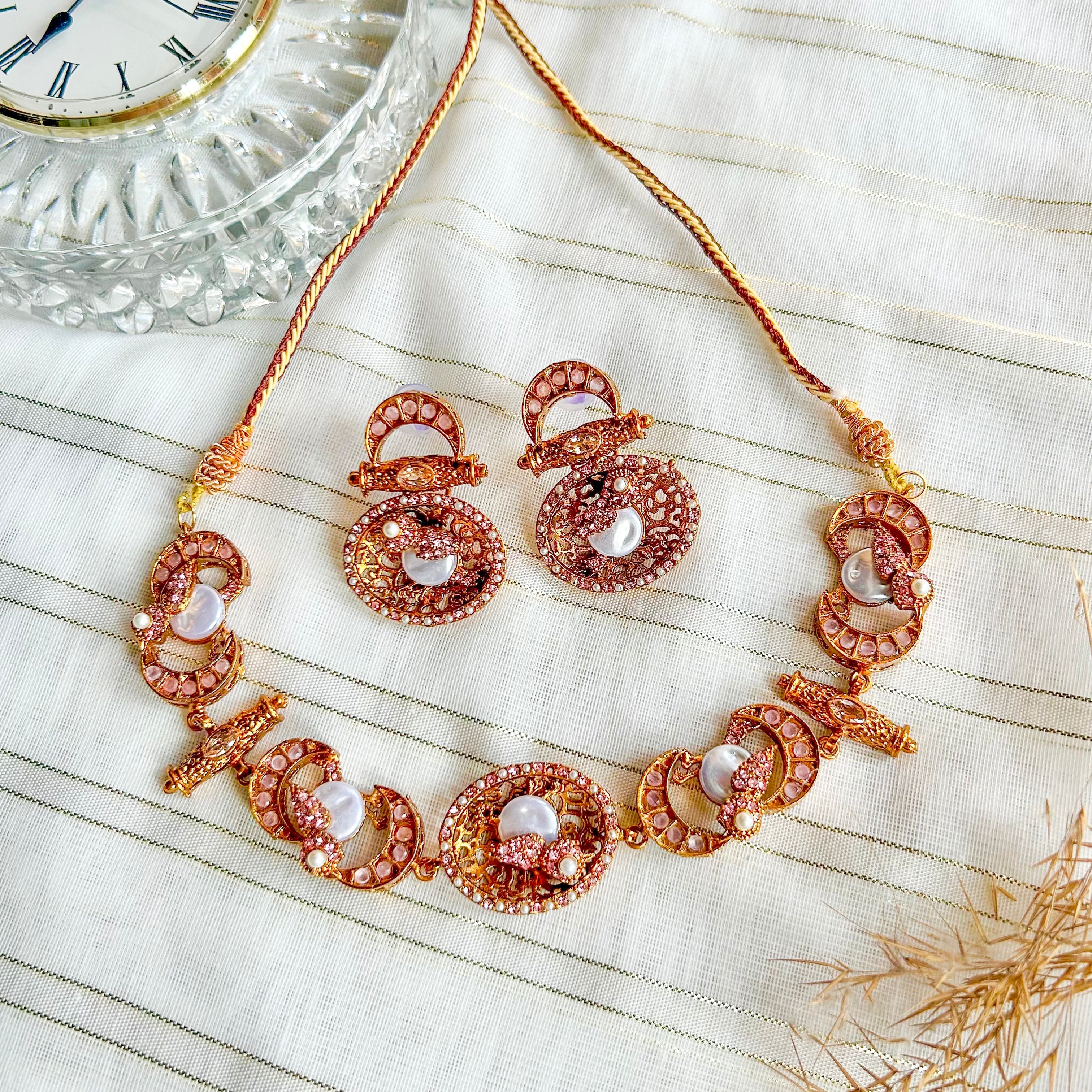 By La Lueur | S-72 | Mahpara Necklace Set