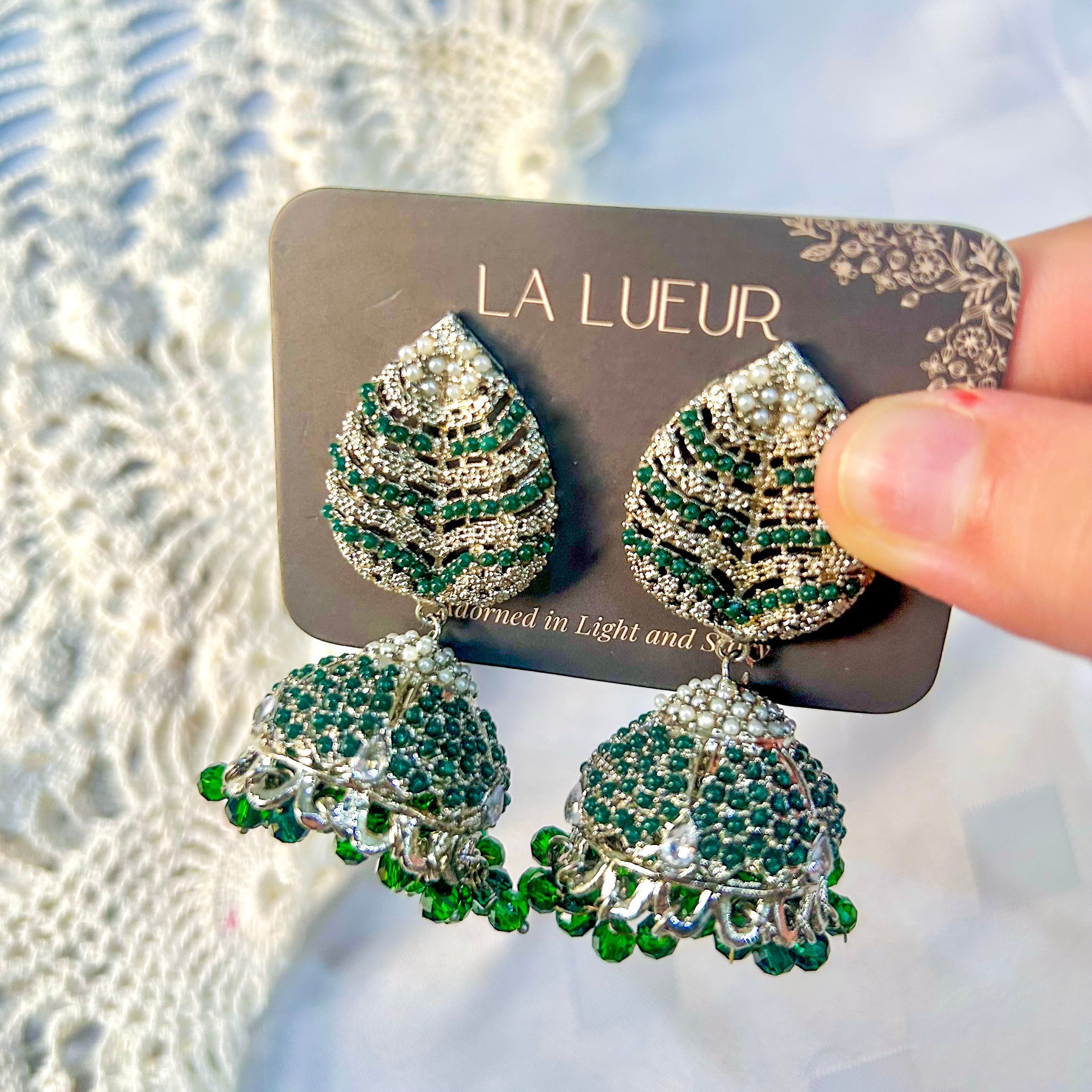By La Lueur | ER-150 | Mehraab Earrings