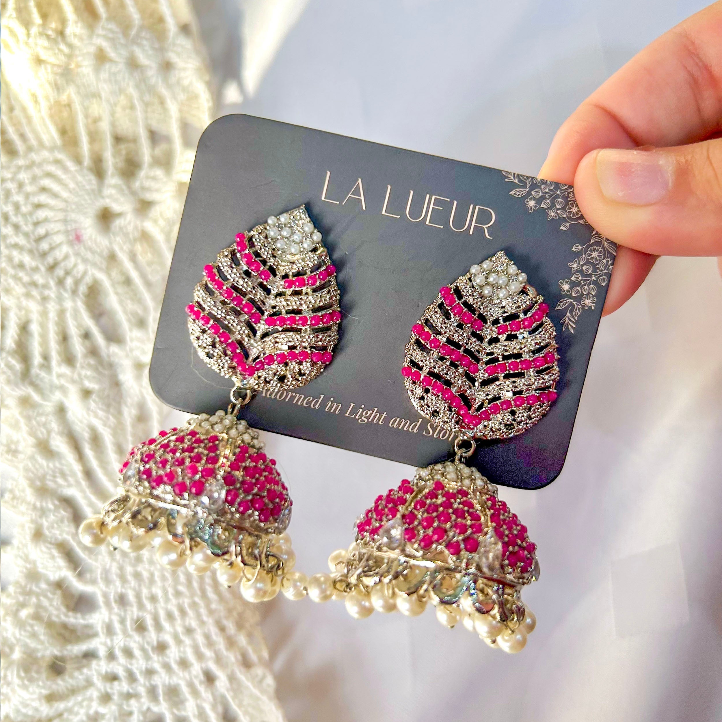 By La Lueur | ER-150 | Mehraab Earrings