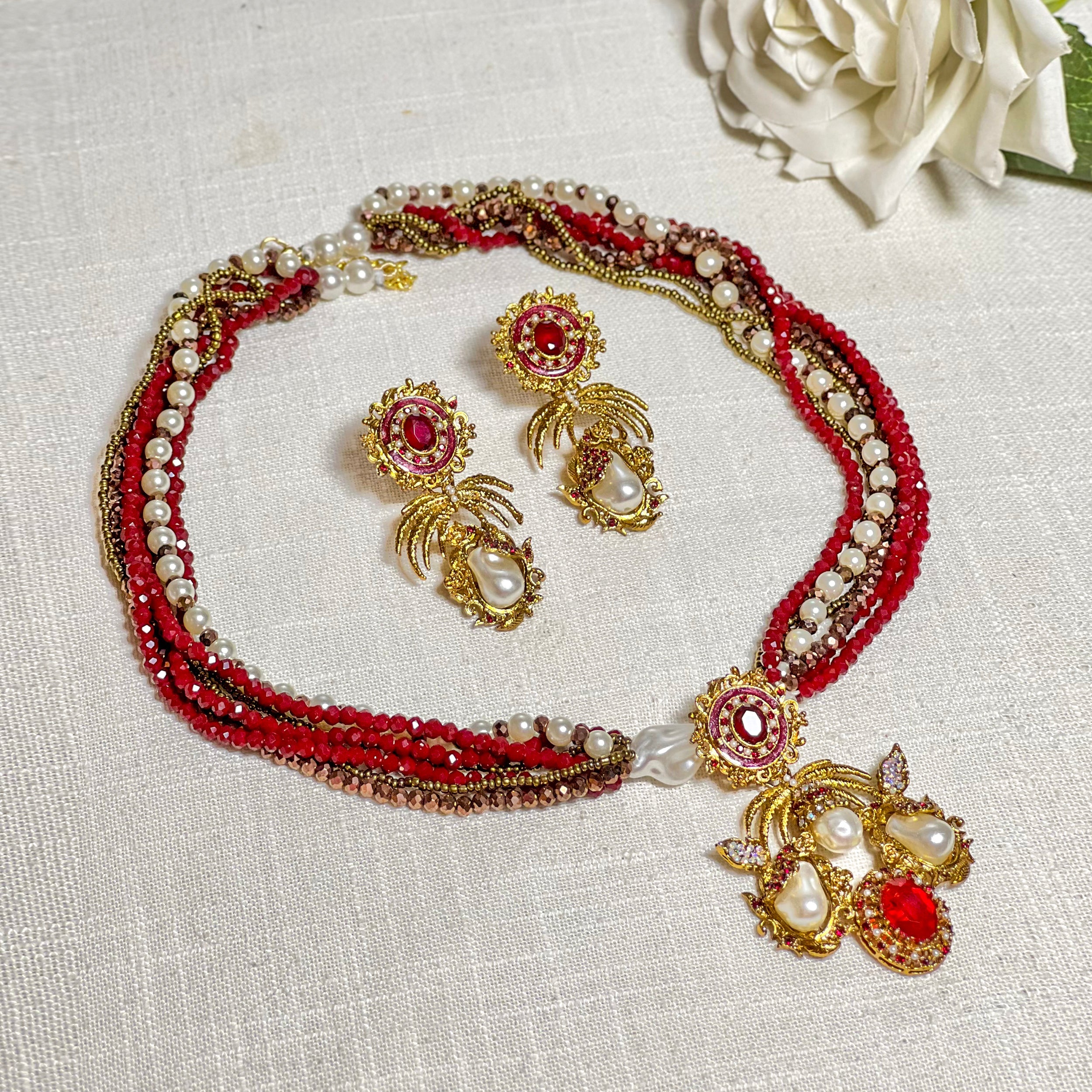 By La Lueur | S-75 | Nazneen Mala Set
