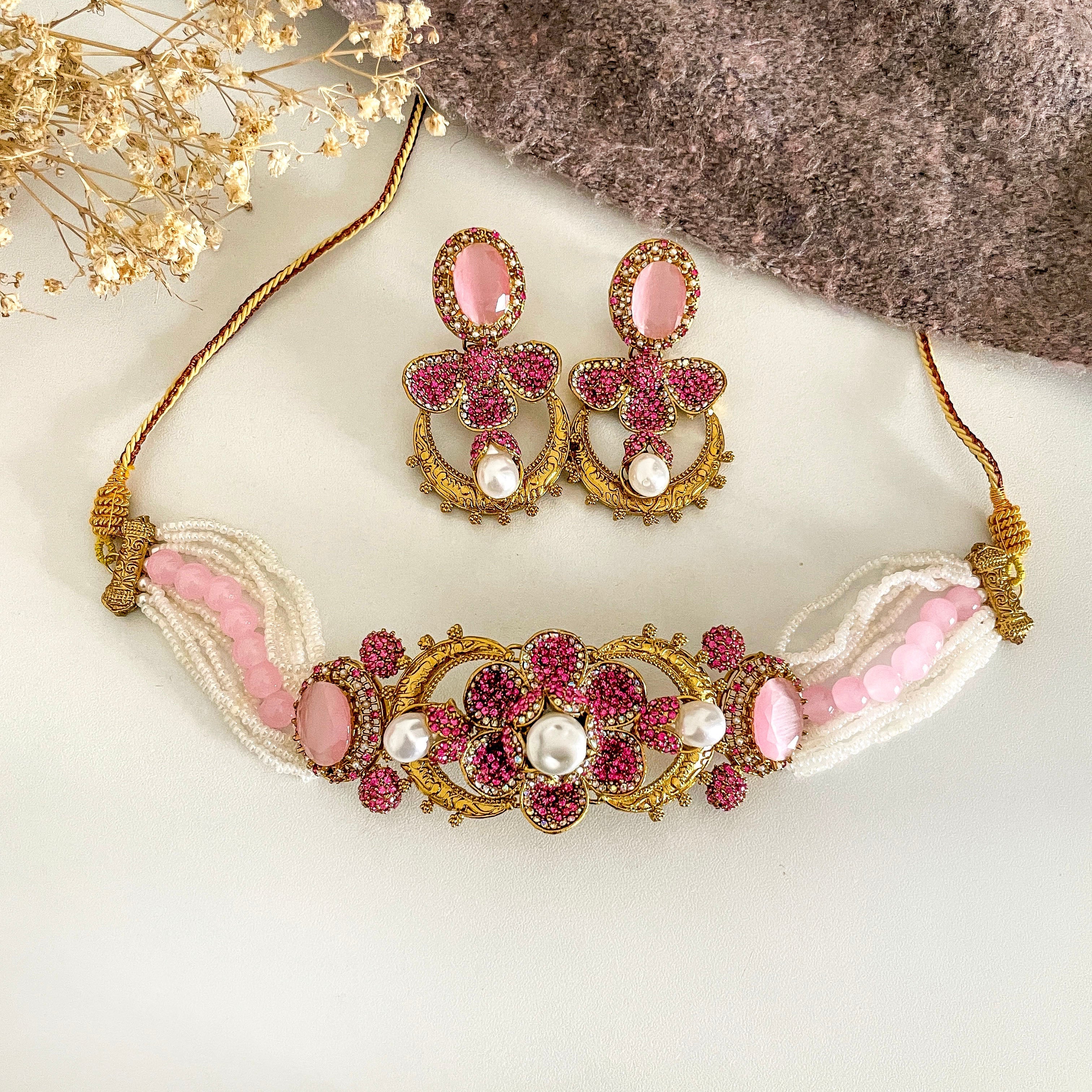 By La Lueur | CS-63 | Rangreza Choker Set