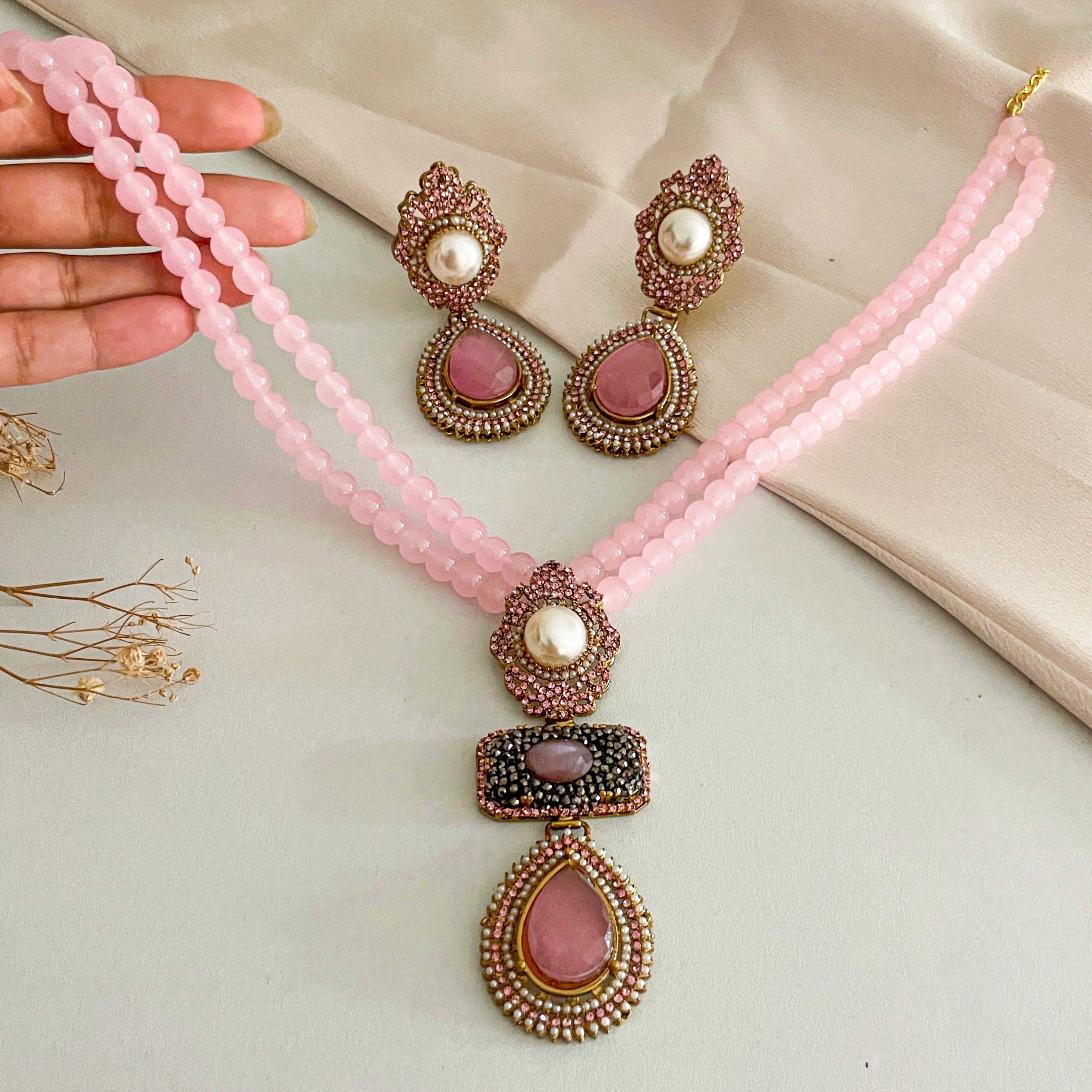 By La Lueur | S-56 | Alara Turkish Mala - Rose