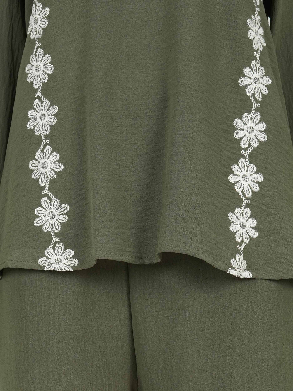 Limelight | AZ-LL-W2258ST-3 | Textured Cotton Co-ord Set - Green