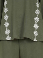 Limelight | AZ-LL-W2258ST-3 | Textured Cotton Co-ord Set - Green
