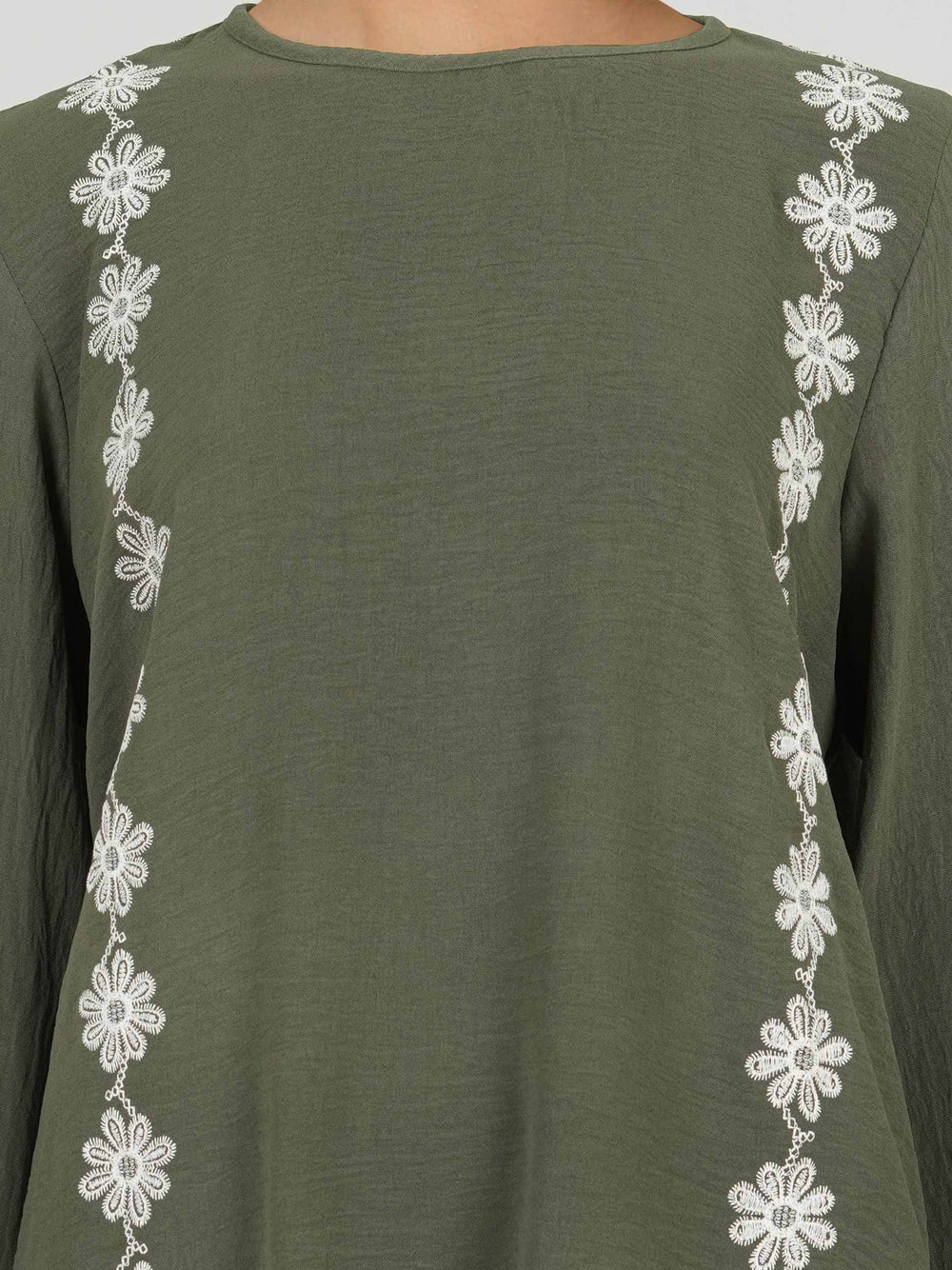 Limelight | AZ-LL-W2258ST-3 | Textured Cotton Co-ord Set - Green