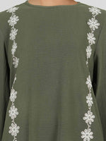 Limelight | AZ-LL-W2258ST-3 | Textured Cotton Co-ord Set - Green