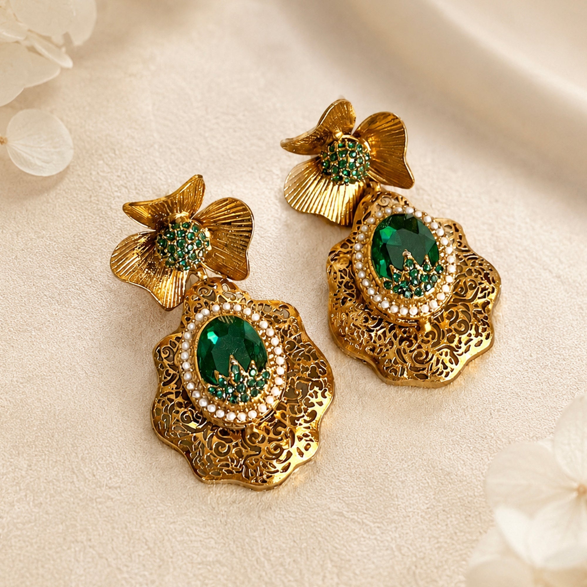 By La Lueur | ER-173 | Zarqash Earrings