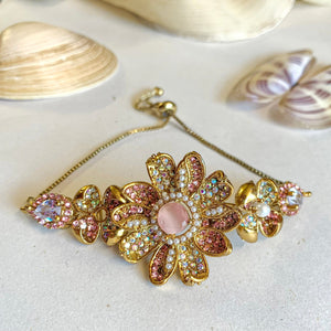 By La Lueur | BR-24 | Zeenat-e-Gul Bracelet - Rose